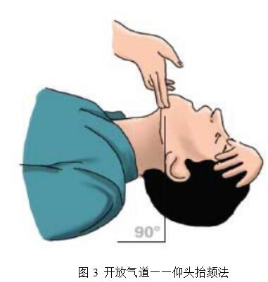 ⑤判断呼吸在保持气道开放的情况下,抢救者将耳部靠近患者的口和鼻